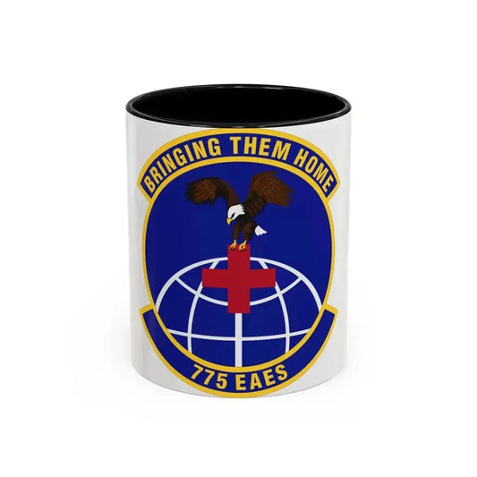 775th Expeditionary Aeromedical Evacuation Squadron (U.S. Air Force) Accent Coffee Mug 11oz Black - Go Mug Yourself
