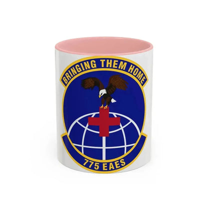 775th Expeditionary Aeromedical Evacuation Squadron (U.S. Air Force) Accent Coffee Mug 11oz Pink - Go Mug Yourself