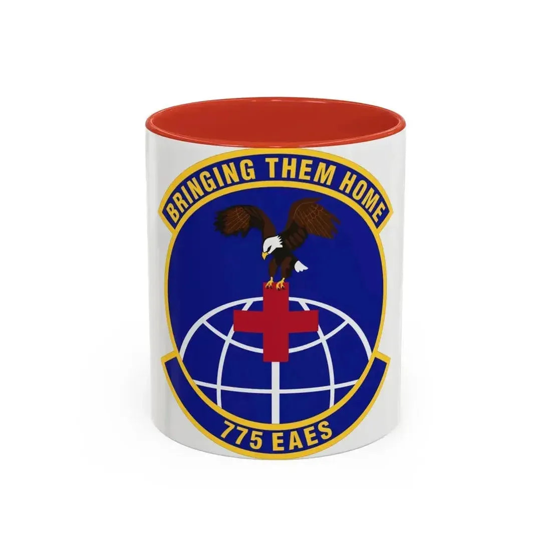 775th Expeditionary Aeromedical Evacuation Squadron (U.S. Air Force) Accent Coffee Mug 11oz Red - Go Mug Yourself