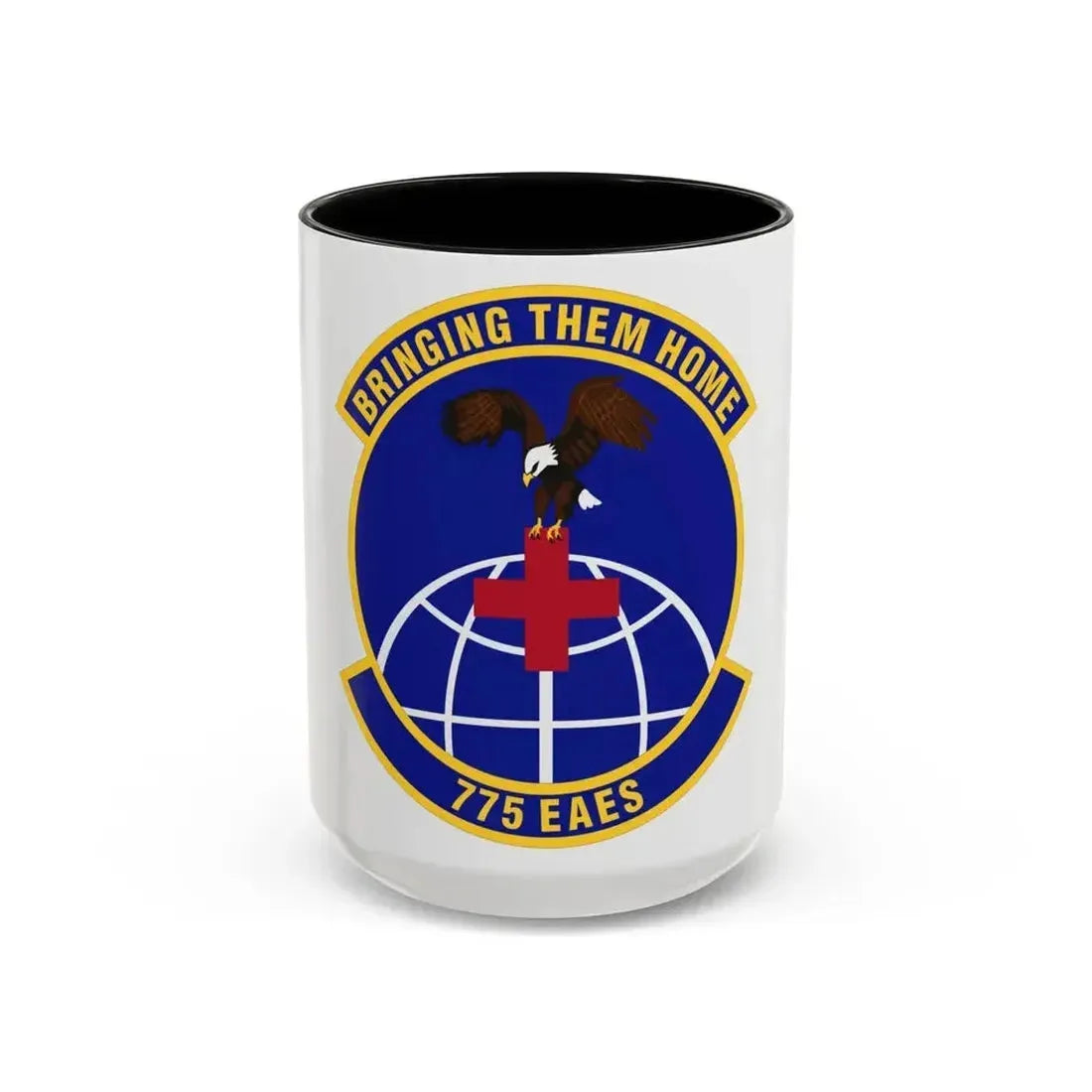 775th Expeditionary Aeromedical Evacuation Squadron (U.S. Air Force) Accent Coffee Mug 15oz Black - Go Mug Yourself