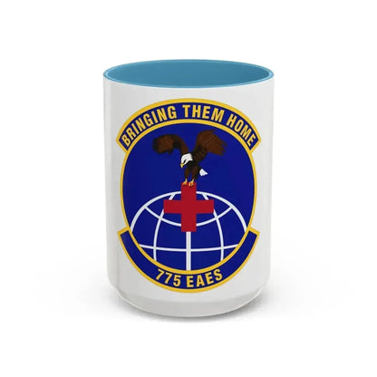 775th Expeditionary Aeromedical Evacuation Squadron (U.S. Air Force) Accent Coffee Mug 15oz Light Blue - Go Mug Yourself