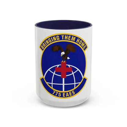 775th Expeditionary Aeromedical Evacuation Squadron (U.S. Air Force) Accent Coffee Mug 15oz Navy - Go Mug Yourself
