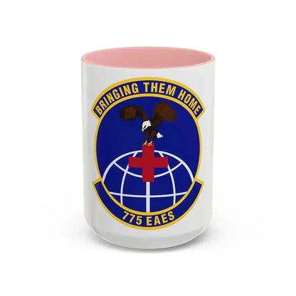 775th Expeditionary Aeromedical Evacuation Squadron (U.S. Air Force) Accent Coffee Mug 15oz Pink - Go Mug Yourself