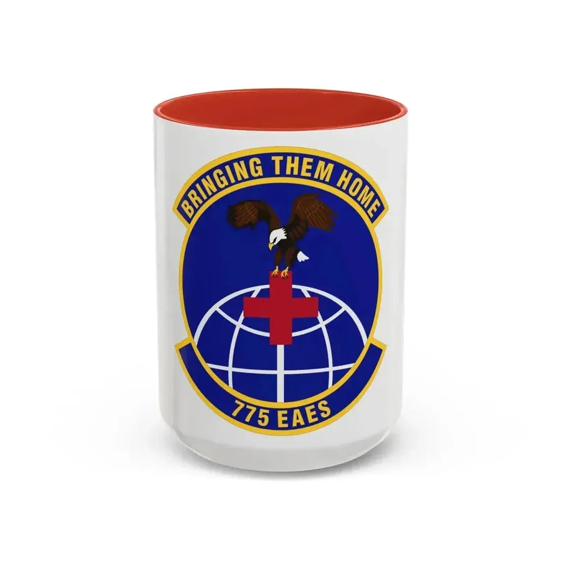 775th Expeditionary Aeromedical Evacuation Squadron (U.S. Air Force) Accent Coffee Mug 15oz Red - Go Mug Yourself