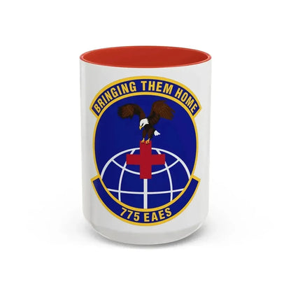 775th Expeditionary Aeromedical Evacuation Squadron (U.S. Air Force) Accent Coffee Mug 15oz Red - Go Mug Yourself