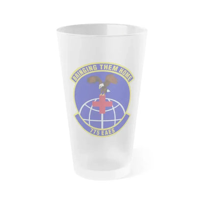 775th Expeditionary Aeromedical Evacuation Squadron (U.S. Air Force) Frosted Pint Glass 16oz 16oz Frosted - Go Mug Yourself