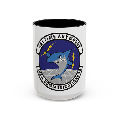 305th Communications Squadron (U.S. Air Force) Accent Coffee Mug