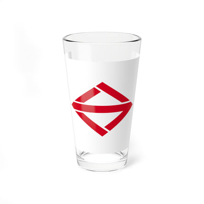 Flag of Yokohama Kanagawa Japan - Pint Glass 16oz
