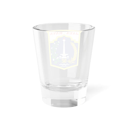 Coat of arms of Jakarta (Indonesia) (Coat of Arms) Shot Glass 1.5oz