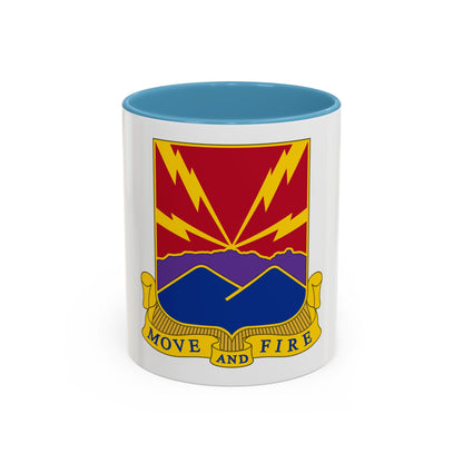 593rd Field Artillery Battalion (U.S. Army) Accent Coffee Mug