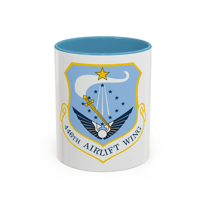 446th Airlift Wing (U.S. Air Force) Accent Coffee Mug