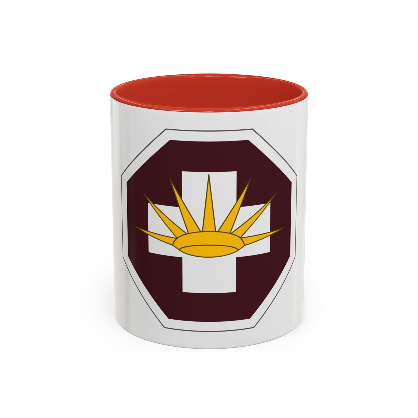 8 Medical Brigade (U.S. Army) Accent Coffee Mug