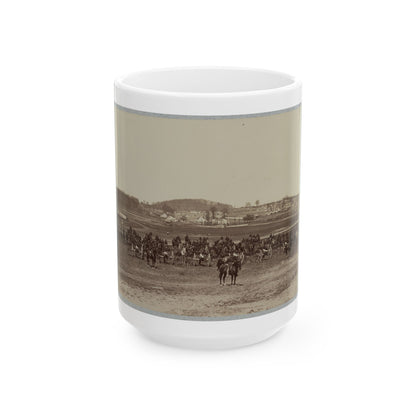 17th New York Battery Artillery Depot, (Camp Barry) Near Washington, D.C. (U.S. Civil War) White Coffee Mug