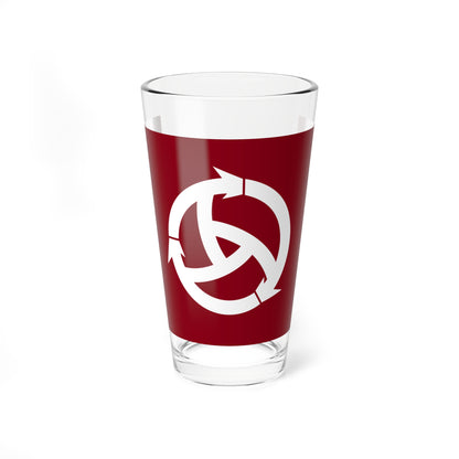 Flag of Matsumae Hokkaido (Japan) Pint Glass 16oz