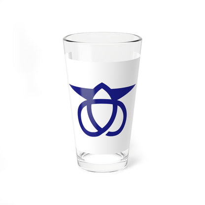 Flag of Aoki Nagano (Japan) Pint Glass 16oz