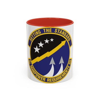 2d Manpower Requirements Squadron (U.S. Air Force) Accent Coffee Mug