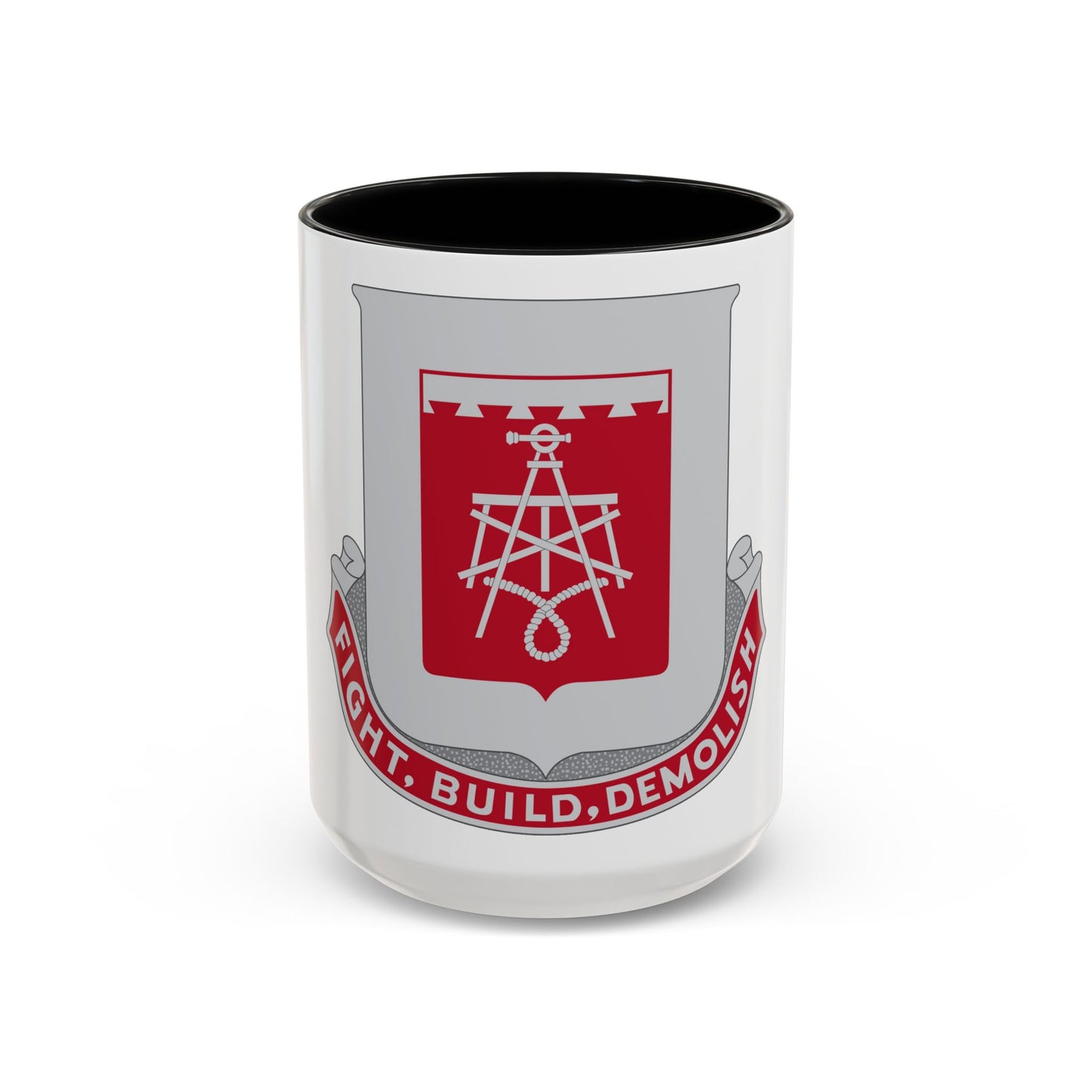 330 Engineer Battalion (U.S. Army) Accent Coffee Mug