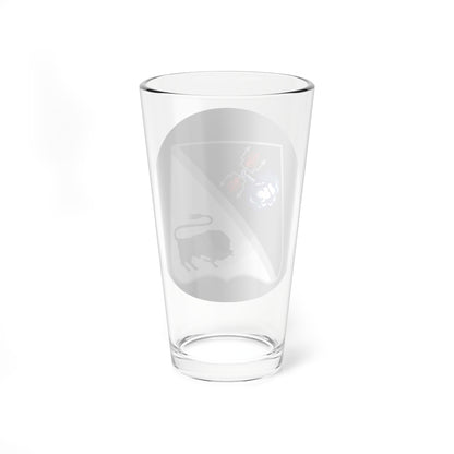 Emblem for the LIV-V-GHR (Denmark) (Coat of Arms) Pint Glass 16oz