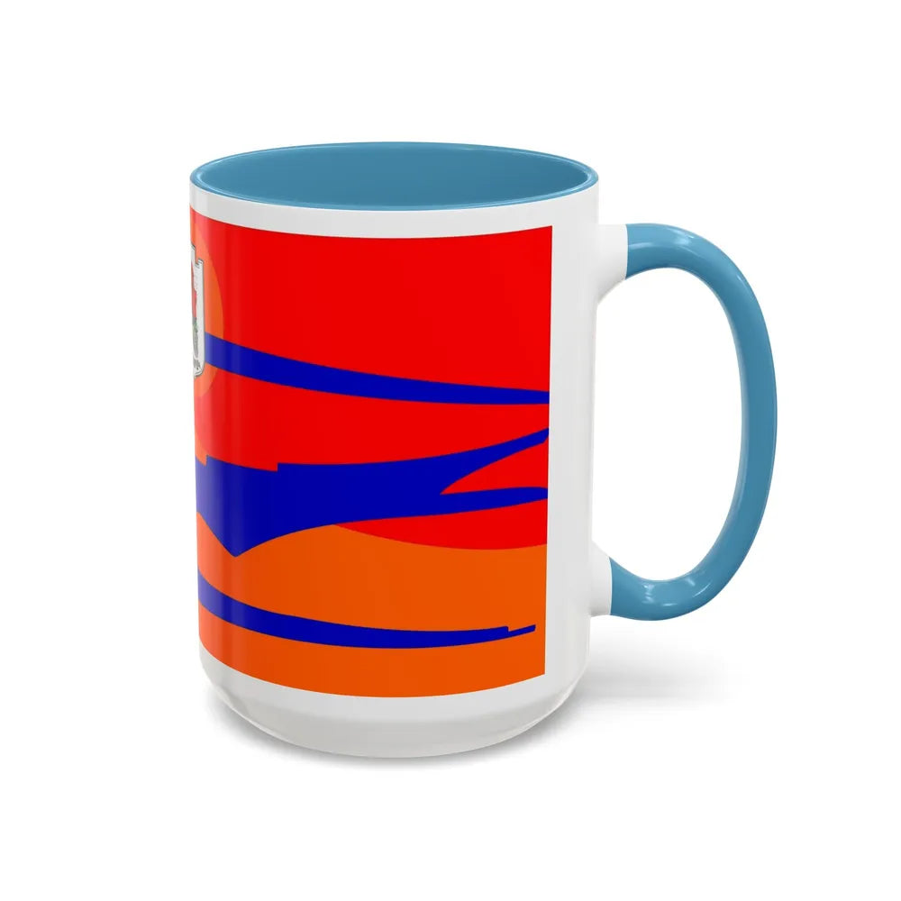 Flag of Ashtarak Armenia - Accent Coffee Mug-Go Mug Yourself