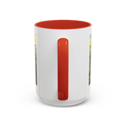 Central America - Panama Canal (1912) (Map) Accent Coffee Mug