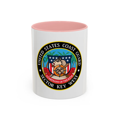 USCG Sector Key West (U.S. Coast Guard) Accent Coffee Mug