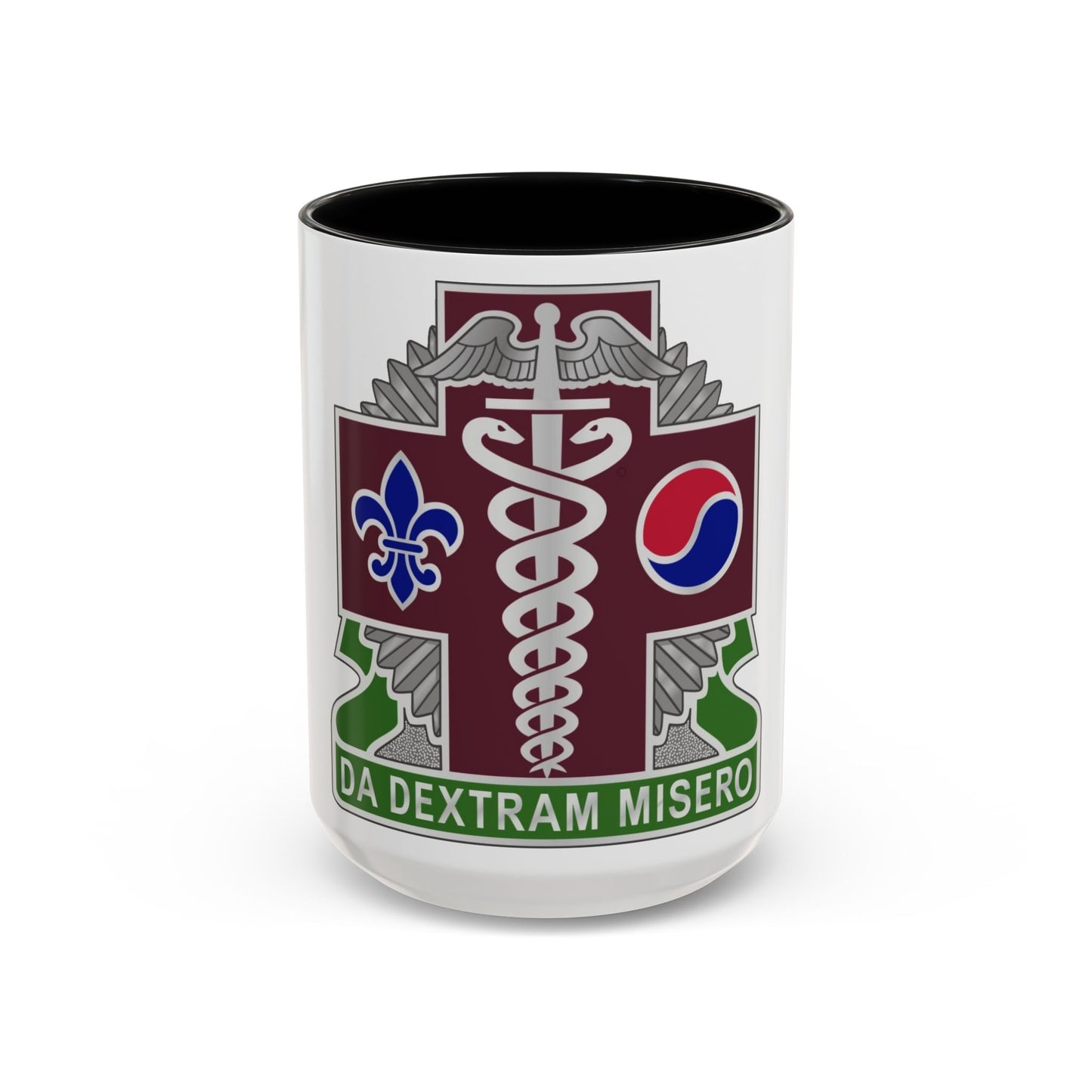 65 Medical Brigade 2 (U.S. Army) Accent Coffee Mug