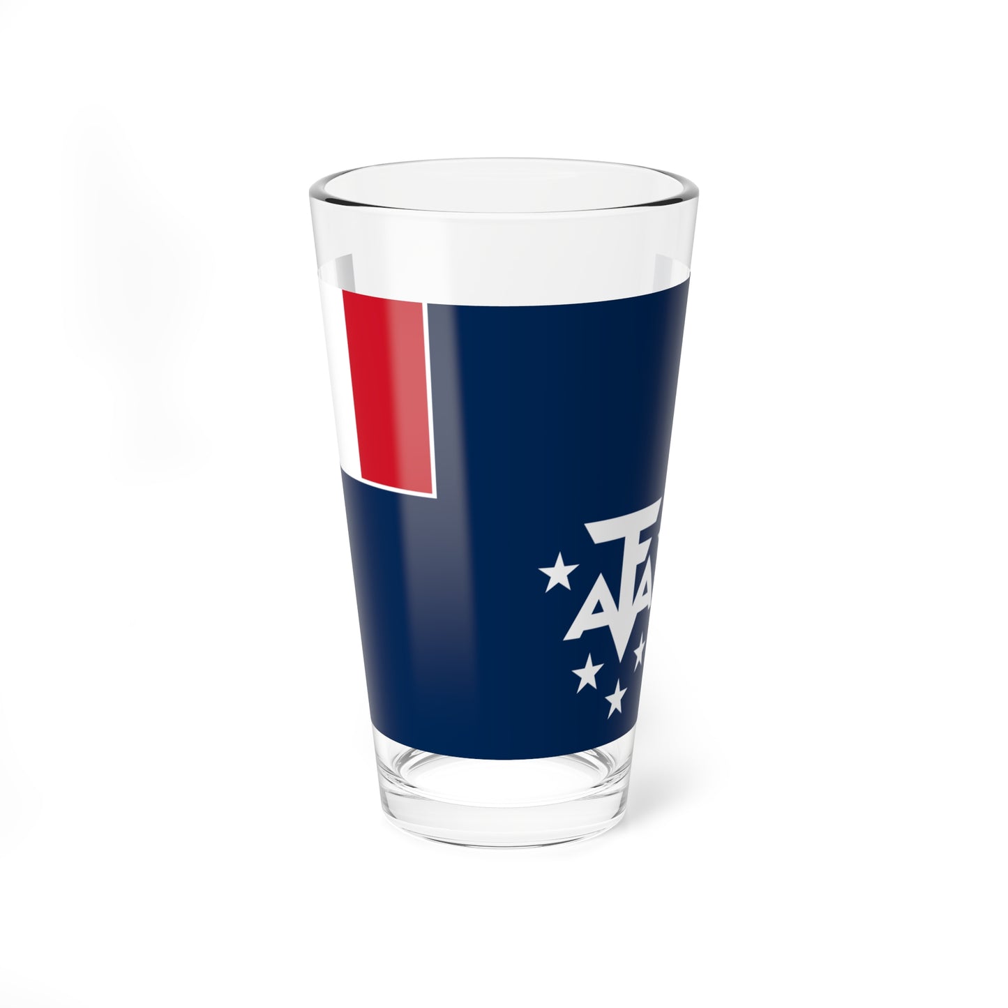 Flag of the French Southern and Antarctic Lands 2020 (France) Pint Glass 16oz