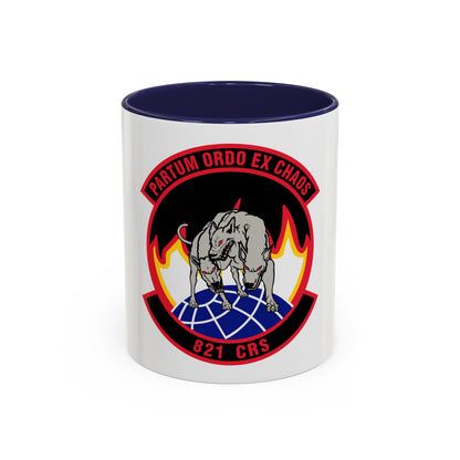 821 Contingency Response Sq AMC (U.S. Air Force) Accent Coffee Mug