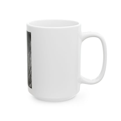 Asst. Surg. Luther Brusie, 3rd Ind Cav 001 (U.S. Civil War) White Coffee Mug