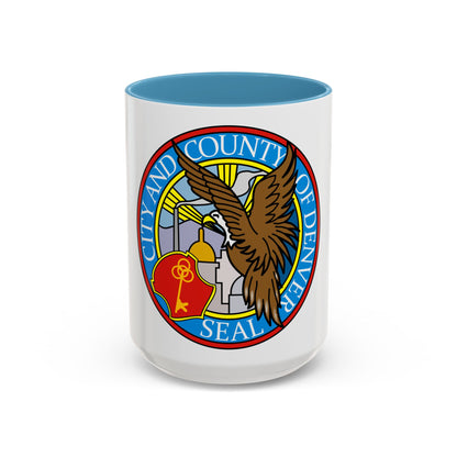 Seal of Denver - Accent Coffee Mug