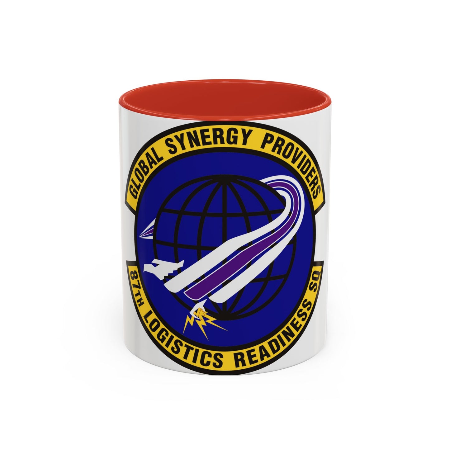 87 Logistics Readiness Squadron AMC (U.S. Air Force) Accent Coffee Mug