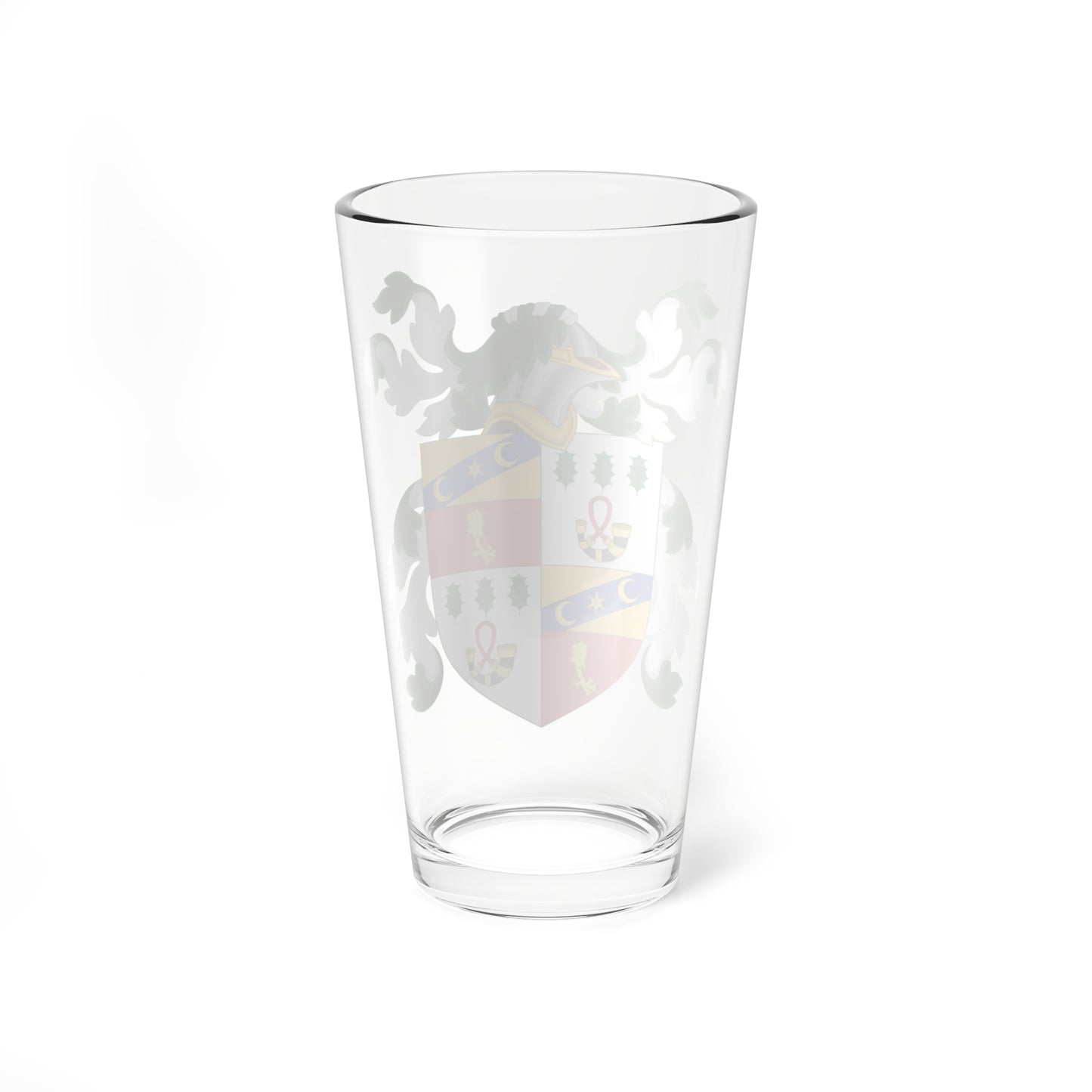 Coat of Arms of William Burnet (United States) (Coat of Arms) Pint Glass 16oz