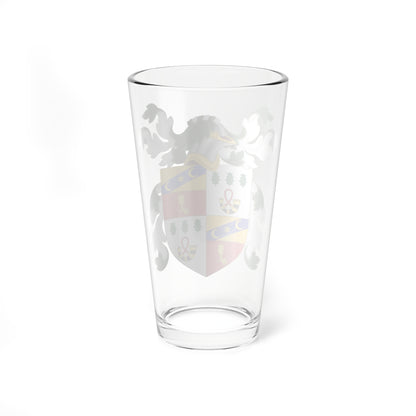 Coat of Arms of William Burnet (United States) (Coat of Arms) Pint Glass 16oz
