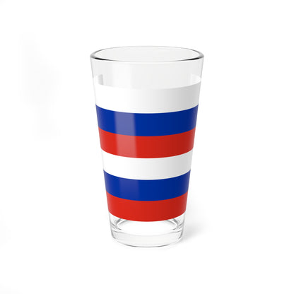 Flag of Russia 6 Stripes (Russia) Pint Glass 16oz