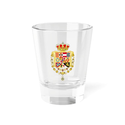 Royal Greater Coat of Arms of Spain (1761-1868 and 1874-1931) - Shot Glass 1.5oz