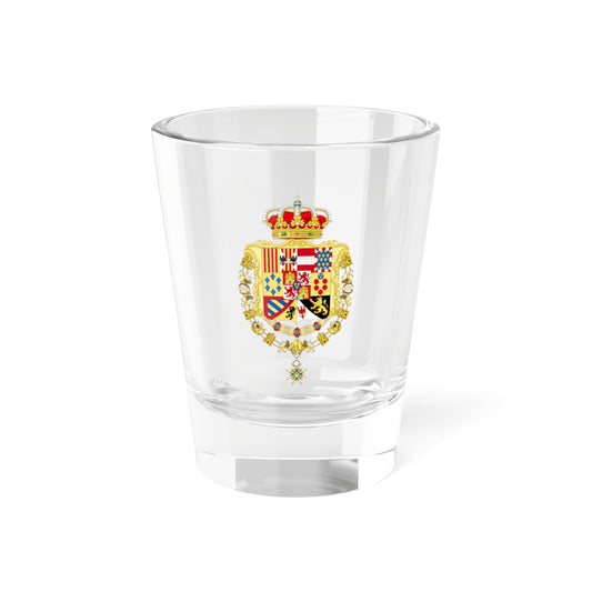 Royal Greater Coat of Arms of Spain (1761-1868 and 1874-1931) - Shot Glass 1.5oz