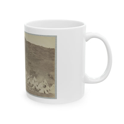 Belle Plain Landing, Va., Confederate Entrenchments On Hill (U.S. Civil War) White Coffee Mug