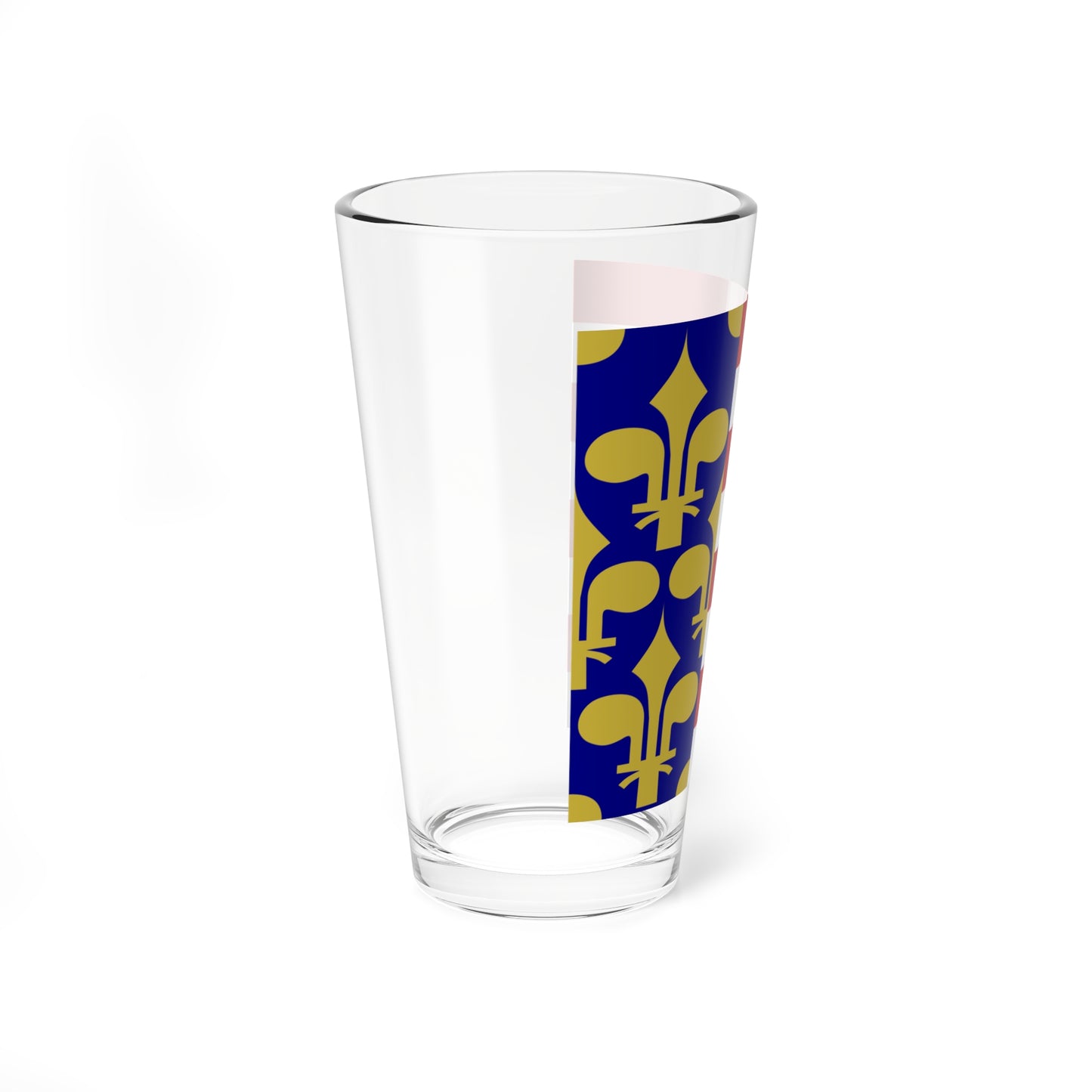 Flag of Hungary 1301-1382 rectangular (Hungary) Pint Glass 16oz
