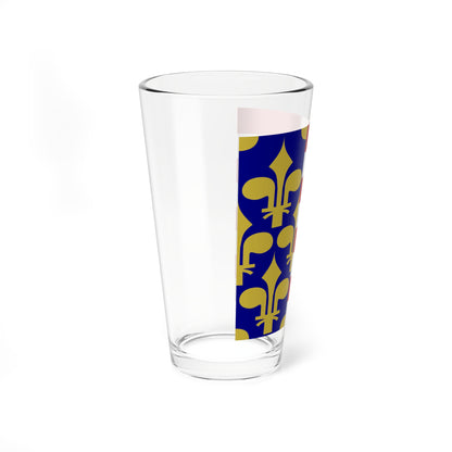 Flag of Hungary 1301-1382 rectangular (Hungary) Pint Glass 16oz
