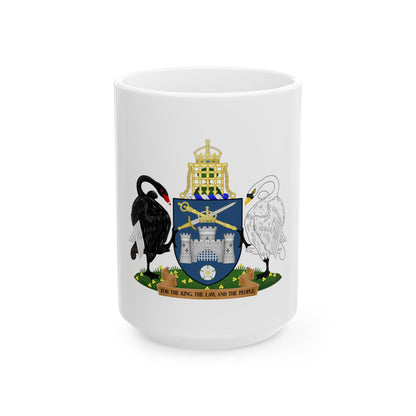 Coat of Arms of the Australian Capital Territory - White Coffee Mug