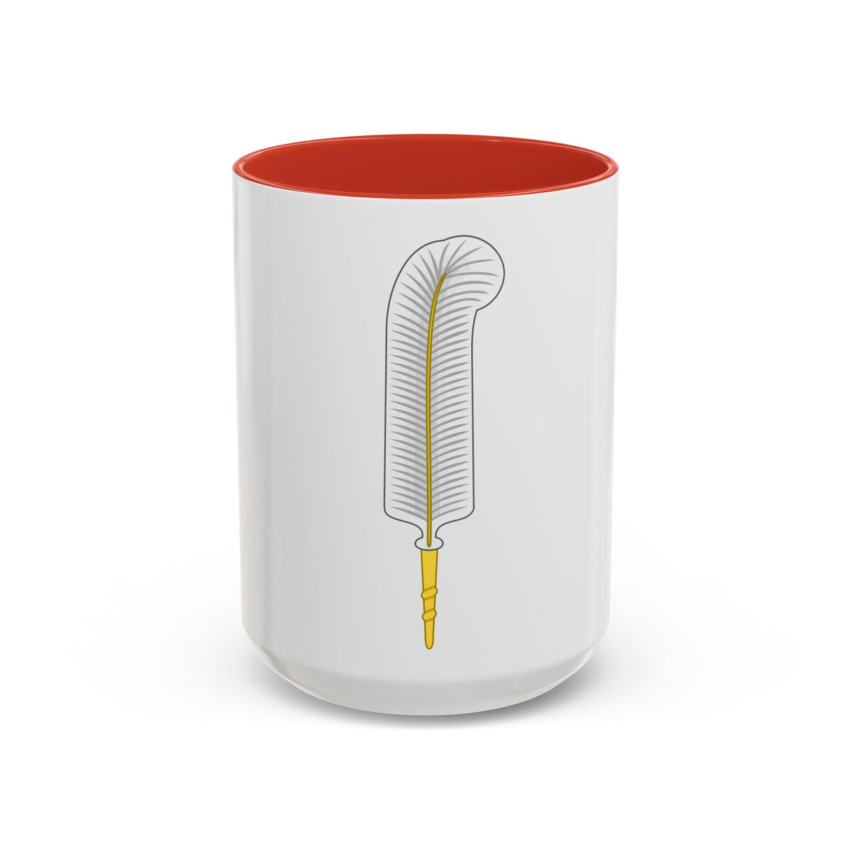 Ostrich Feather Badge - Accent Coffee Mug