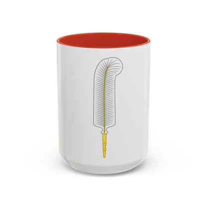 Ostrich Feather Badge - Accent Coffee Mug