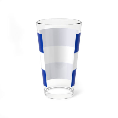 Flag of Belgrano Blue (Argentina) Pint Glass 16oz