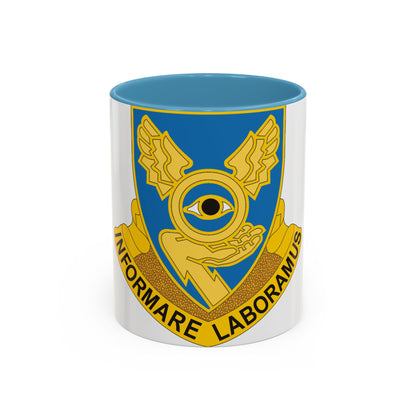 1st Military Intelligence Battalion (U.S. Army) Accent Coffee Mug