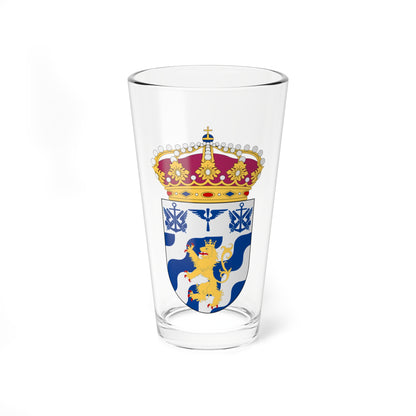 Göta helikopterbataljon vapen (Sweden) (Coat of Arms) Pint Glass 16oz
