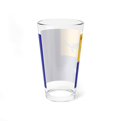 Imperial Chinese Navy Rear Admirals Flag 1909-1911 (China) Pint Glass 16oz