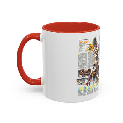 USA - Far West 2 (1984) (Map) Accent Coffee Mug