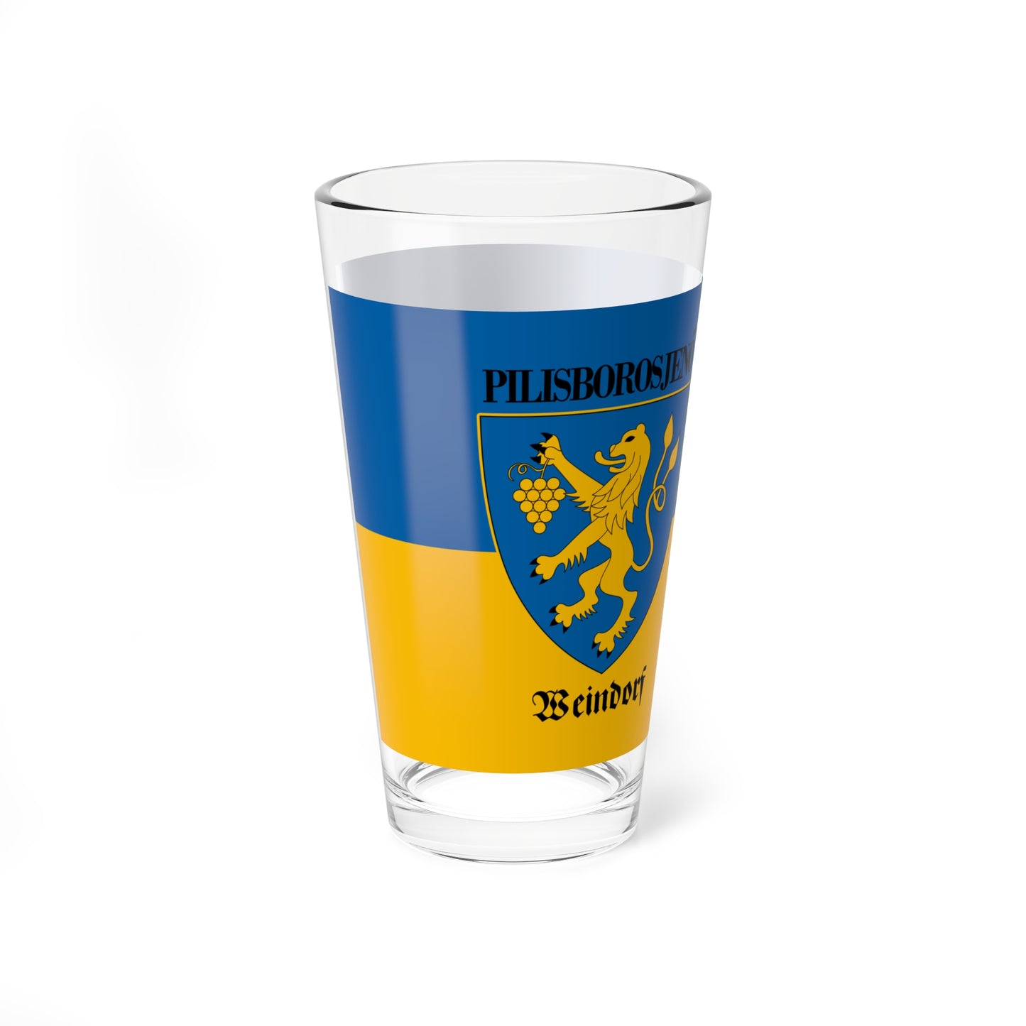 Flag of Pilisborosjeno (Hungary) Pint Glass 16oz