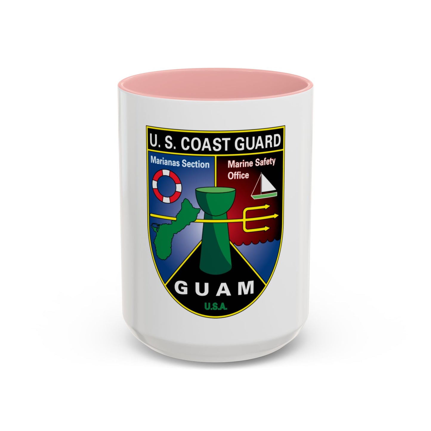 USCG Marianas Sect MSO Guam (U.S. Coast Guard) Accent Coffee Mug