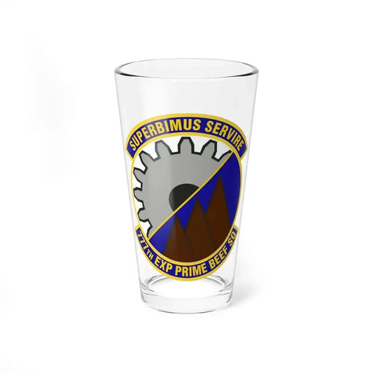777th Expeditionary Prime Base Engineer Emergency Force Squadron (U.S. Air Force) Pint Glass 16oz 16oz - Go Mug Yourself